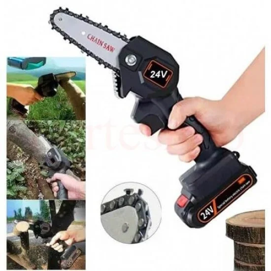 Преносима акумулаторна резачка за дърво