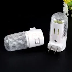 Аварийна LED нощна лампа с ръчен превключвател