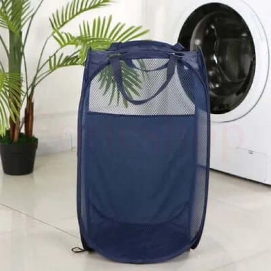 Сгъваем мрежест кош за пране