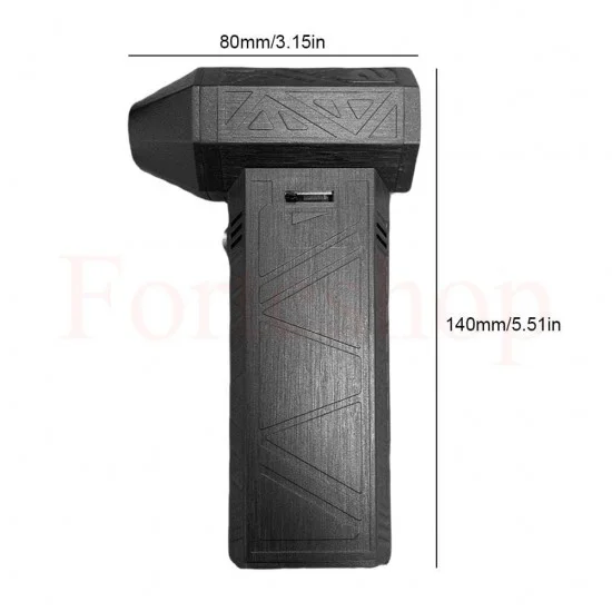 Преносим турбо вентилатор за почистване, запалване и охлаждане