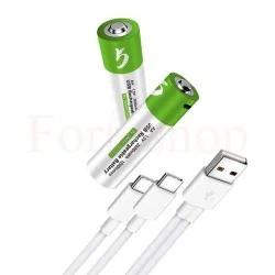 Презареждаеми батерии AA 1.5V с USB Type-C