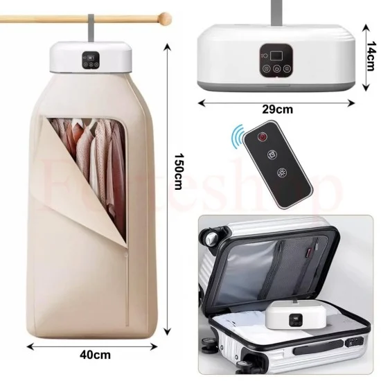 преносим електрически сушилник за дрехи с калъф