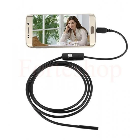 USB ендоскоп камера с гъвкав кабел и LED осветление за инспекция