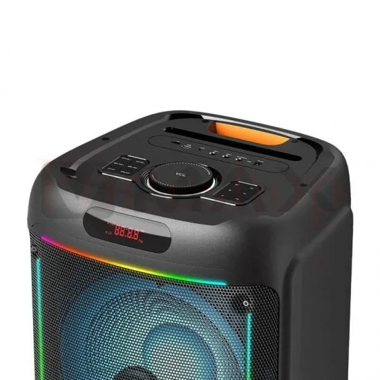 Караоке колонa KTS-1939 с два 15 инчови баса и RGB светлини