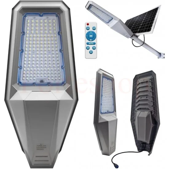 Соларна улична лампа Jortan 1000W IP67 с дистанционно