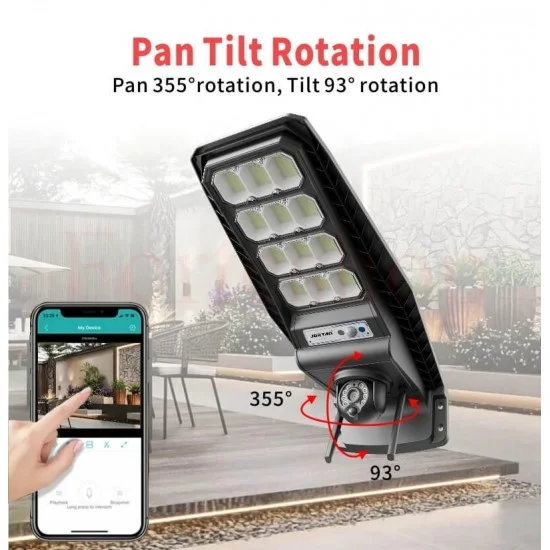 соларна лампа с камера jortan 83088 wifi