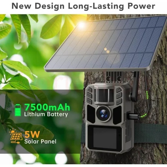 4G Ловна камера със соларен панел