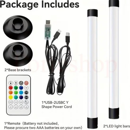 RGB LED Light Bar – Геймърско осветление за бюро с приложение и дистанционно управление