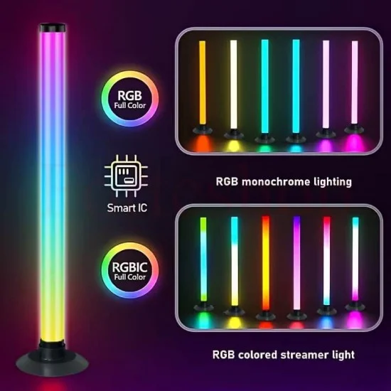RGB LED Light Bar – Геймърско осветление за бюро с приложение и дистанционно управление