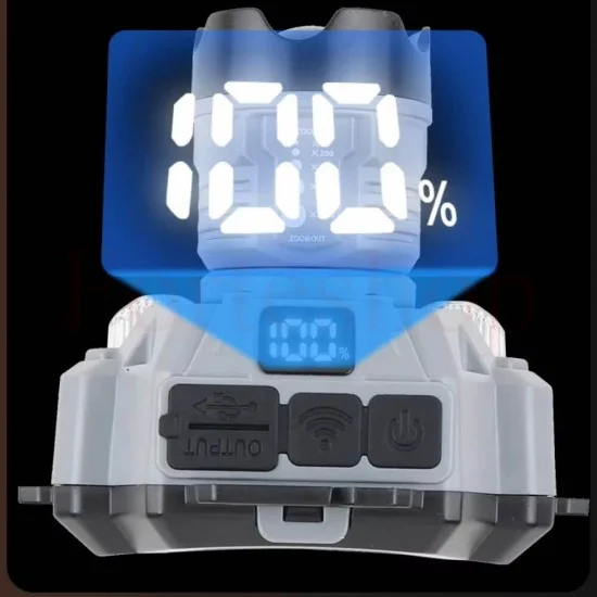 LED челник HX915-S с цифров дисплей