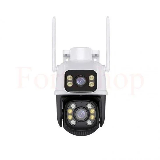 WiFi камера за видеонаблюдение 6MP PTZ с двойна камера