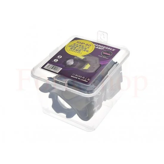 налобен led фенер hx-917s със сензор и акумулатор