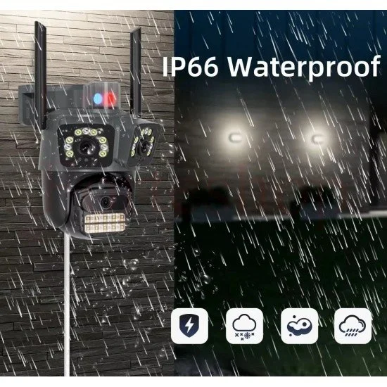 wifi камера 9mp 4k ptz с нощно виждане и AI проследяване