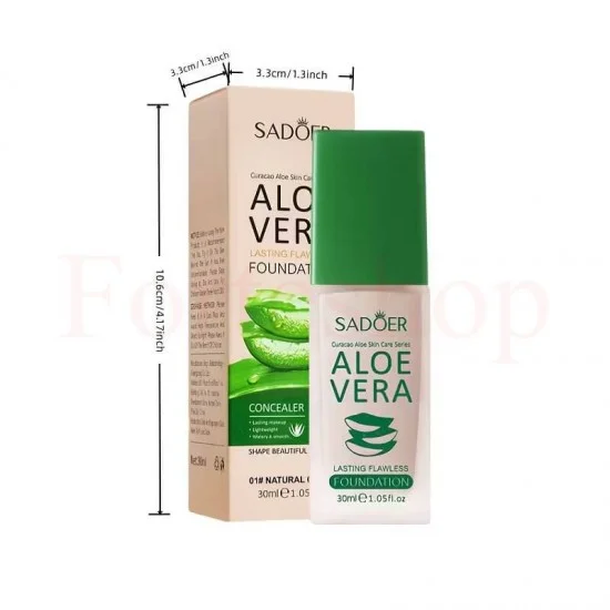 тонален крем с алое вера sadoer естествено покритие