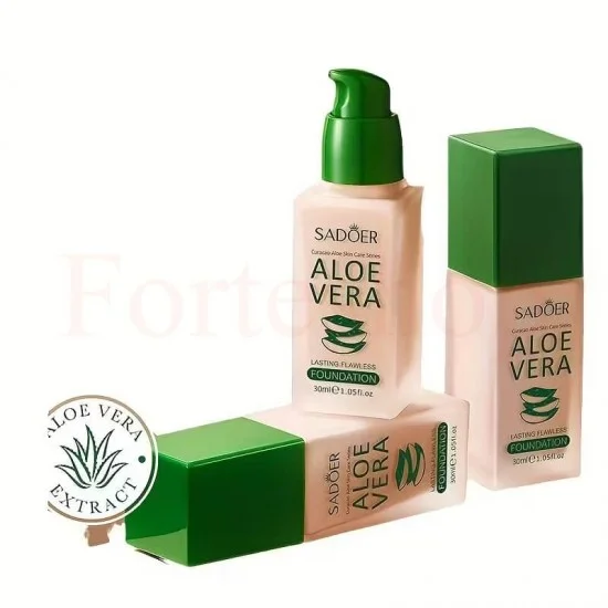 тонален крем с алое вера sadoer естествено покритие