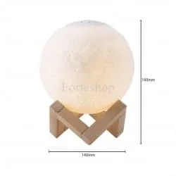 Нощна Лампа и  Арома Дифузер ЛУНА 3 В 1