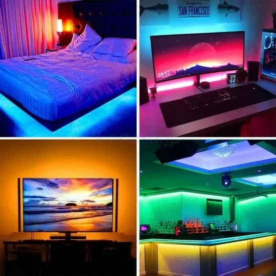 LED лента цветна RGB -  с дистанционно управление LED лента цветна RGB -  с дистанционно управление