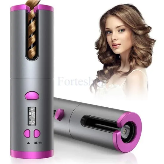 Безжична автоматична керамична маша за коса Cordless Automatic Curler
