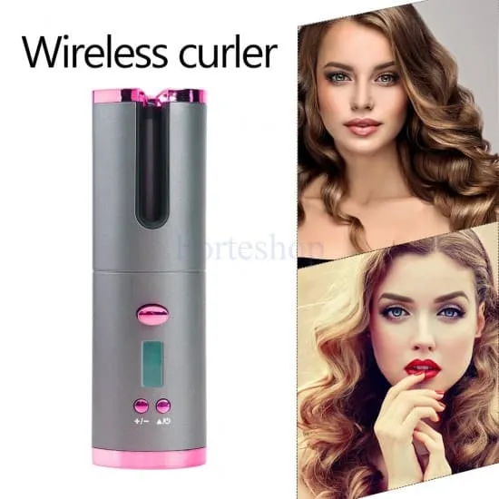 Безжична автоматична керамична маша за коса Cordless Automatic Curler