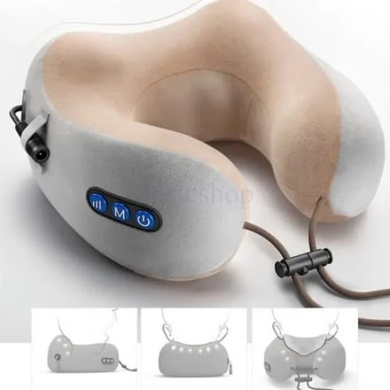 Масажираща Възглавница С Мемори Пяна U-Pillow