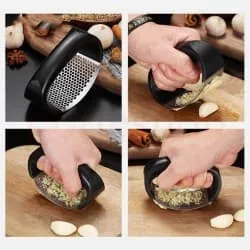 Ръчна преса за чесън от неръждаема стомана