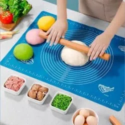 Силиконова подложка за месене и разточване 40x50
