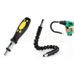 Гъвкав накрайник-удължител за винтоверт/ отвертка