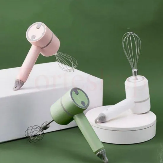 БЕЗЖИЧЕН И КОМПАКТЕН КУХНЕНСКИ МИКСЕР С USB ЗАРЕЖДАНЕ