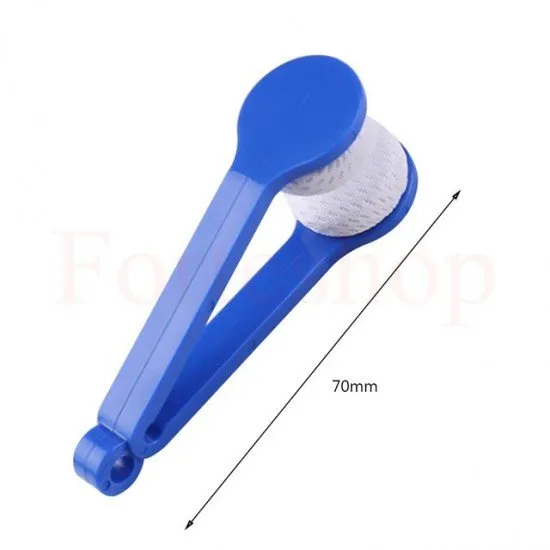 Микрофибърна двойна чистачка за очила