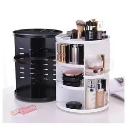 Въртящ се на 360 градуса органайзер за козметика и грим