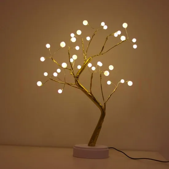 Светещо LED дърво с перли