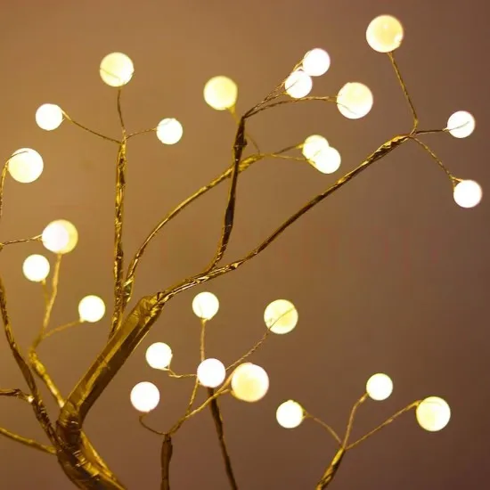 Светещо LED дърво с перли