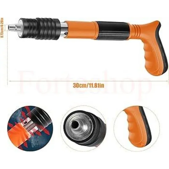 Пистолет за пирони с аксесоари – безопасен и мощен монтажен инструмент