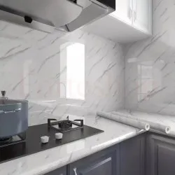 Самозалепващо фолио - бял мрамор