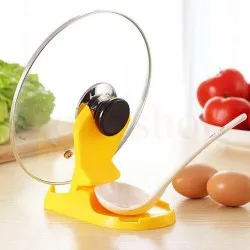 Поставка за капак на тенджера и лъжица