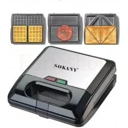 3 В 1 КОБИНИРАН ТОСТЕР ЗА САНДВИЧИ, ГОФРЕТИ И ПОНИЧКИ