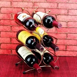 СТОЙКА ЗА 6 БУТИЛКИ ВИНО
