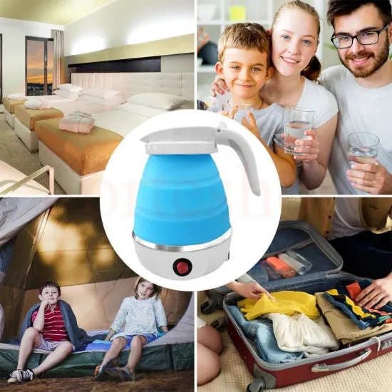 Сгъваема електрическа кана за пътуване