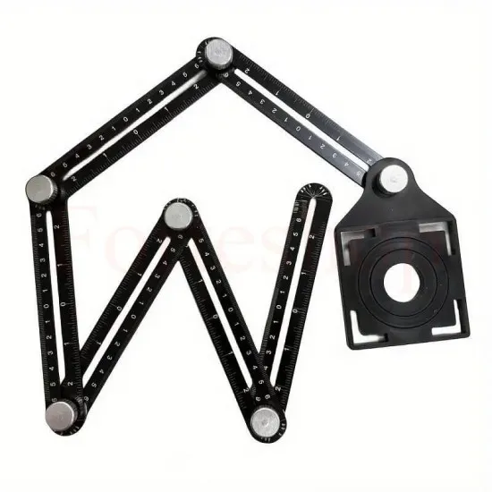 Мултифункционална шестоъгълна линийка, ъгломер