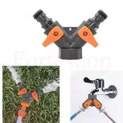 Съединител тип бърза връзка с резба за кран и градински маркуч 