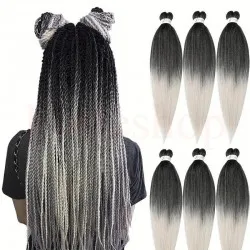 ВИСОКОКАЧЕСТВЕНА СИНТЕТИЧНА КОСА ЗА СПЛИТАНЕ НА ПЛИТКИ