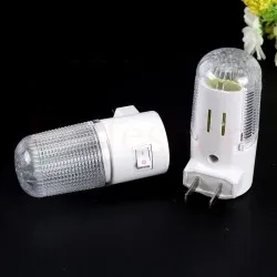 Аварийна LED нощна лампа с ръчен превключвател