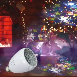 Коледна LED прожекционна лампа-крушка