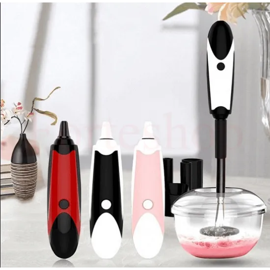 Уред за почистване на четки за грим